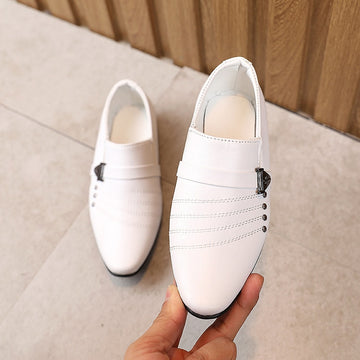 Boys Classy Soft Bottom Leather Dress Shoes